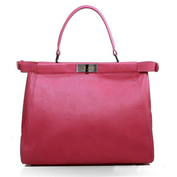 F2292 Fendi Peekaboo Bag Rosy vitello F2292 in pelle